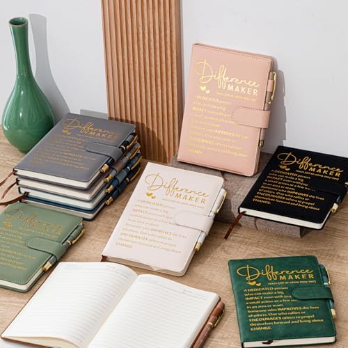 20 Pcs Employee Appreciation Gift Bulk Notebook Pen, Morandi, Difference