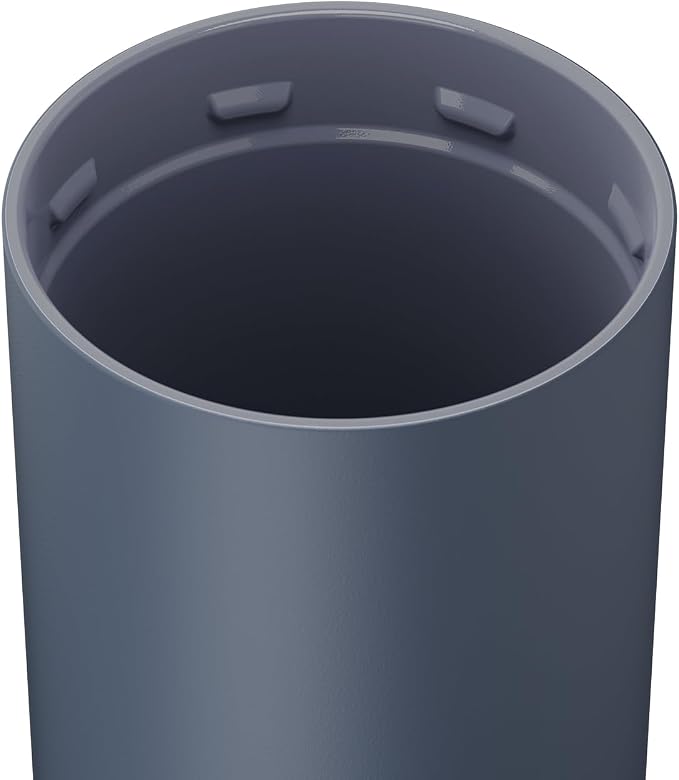BrüMate Strova 18oz 100% Leakproof Insulated Coffee Mug | Ceramic-Lined Interior | Built-In Silicone Sleeve for Travel | Locking Flip Lid (Nightfall Blue)