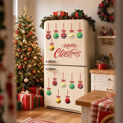 Magnets for Fridge, Magnetic Sticker, Kitchen Decor(Christmas-A)