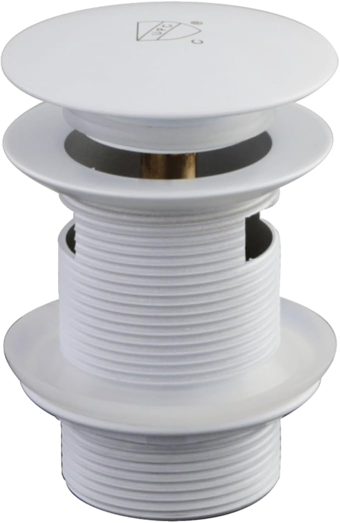 Kingston Brass VTDESHOEWH Trimscape Tub Drain Shoe, White,2.75 x 2.75 x 3.06