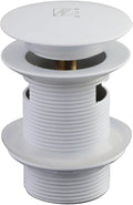 Kingston Brass VTDESHOEWH Trimscape Tub Drain Shoe, White,2.75 x 2.75 x 3.06