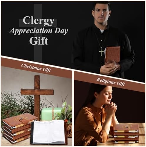 Spakon 160 Pcs Christian Prayer Journals with Pens, English Bible Words