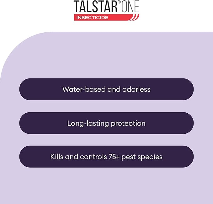 Talstar One Insecticide 1 Gallon | Powerful Bifenthrin Bug Spray Concentrate | Spider Control, Ants, Mosquitoes, Fleas and Perimeter Use | Control for Over 75 pests