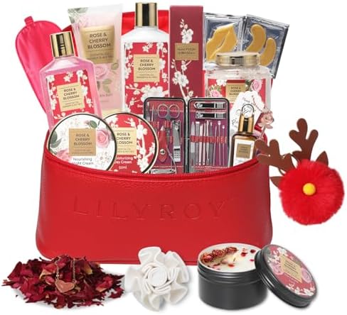 36Pcs Moisturizing Bath and Body Gifts Skin Care Spa Gift Set for Women