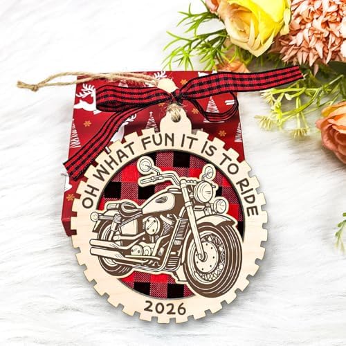Motorcycle Ornament, Motorcycle Ornaments for Christmas Tree, Men Ornaments