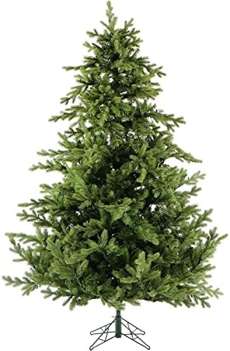 Fraser Hill Farm Woodside Pine Christmas Tree, 12 Feet Tall | Perfect Artificial Holiday Tree for Living Room, Family Room, or Den | No Lights Attached | FFWS012-0GR, Green