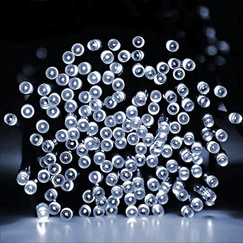 Dazzle Bright 66FT 200 LED Christmas Lights, Christmas String Lights Plug in with 8 Modes, Waterproof Christmas Decorations for Xmas Indoor Outdoor Party Home Tree Decor, White