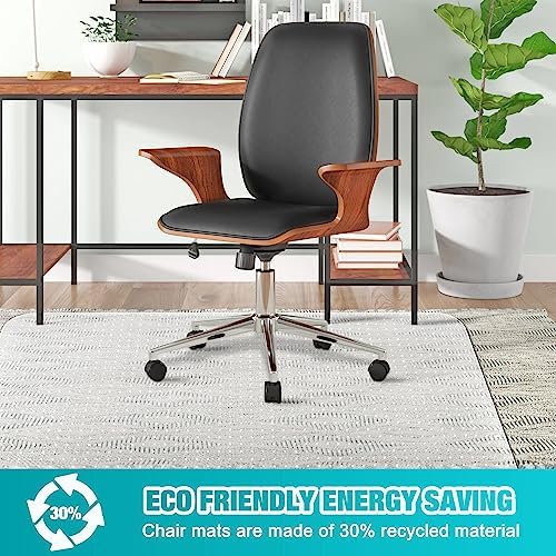 BesWin Office Chair Mat for Low Pile Carpets, 46'' x 72'' Desk Chair Mat