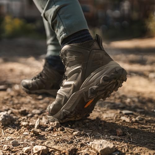 NORTIV 8 Men's Ankle High Waterproof Hiking Boots