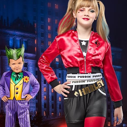 Rubies DC Comics Villains: Harley Quinn Costume for Kids, Girls Costume