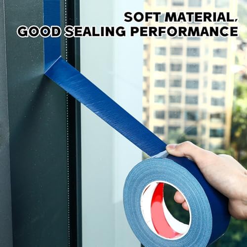 Heavy Duty Duct Tape 3 Rolls 50mm X 5m Blue for Pipes