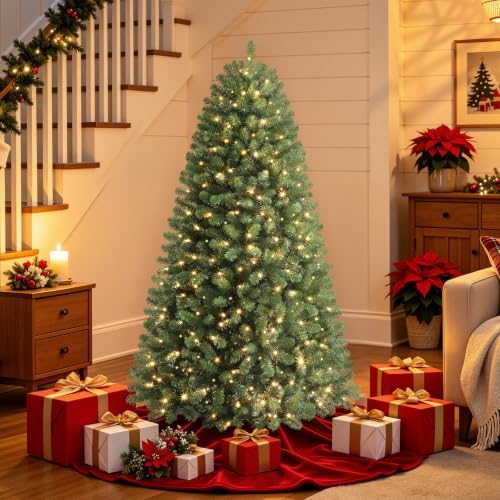 Alupssuc 5ft Classic Spruce Artificial Prelit Christmas Tree