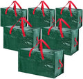 Shappy 6 Pcs Storage Bags, Green, 30 x 16", 24 x 16", 20 x 16"
