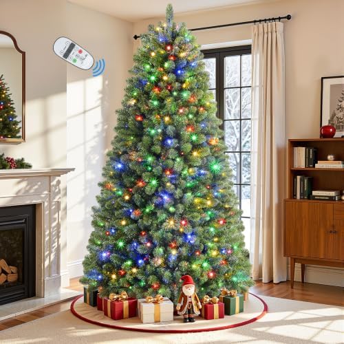 Alupssuc 7.5ft Classic Spruce Artificial Prelit Christmas Tree
