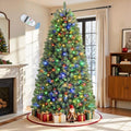 Alupssuc 7.5ft Classic Spruce Artificial Prelit Christmas Tree