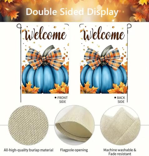 Large Fall House Flags 28 x 40 Double Sided thanksgiving Outdoor Flags