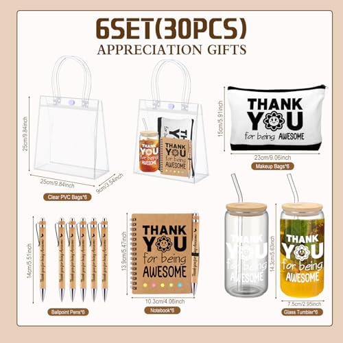 30 Pcs Employee Appreciation Gifts Bulk, Thank You Gifts