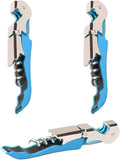 Professional Waiter Corkscrew Wine Openers Set(2PCS), Heavy Duty Stainless Steel Hinges Wine Key for Restaurant Waiters, Sommelier, Bartenders