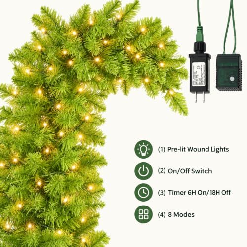 5Ft Whimsical Christmas Tree, Bendable Lime Green Artificial Christmas Tree
