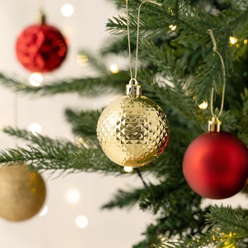 Valery Madelyn 50ct Christmas Tree Decorations Ball Ornaments 2.36 Inches
