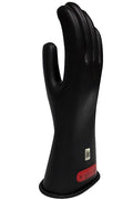 Enespro Class 0 Black Rubber Voltage Insulating Gloves, Max. Use Voltage 1000V AC/1500V DC, GC0B09