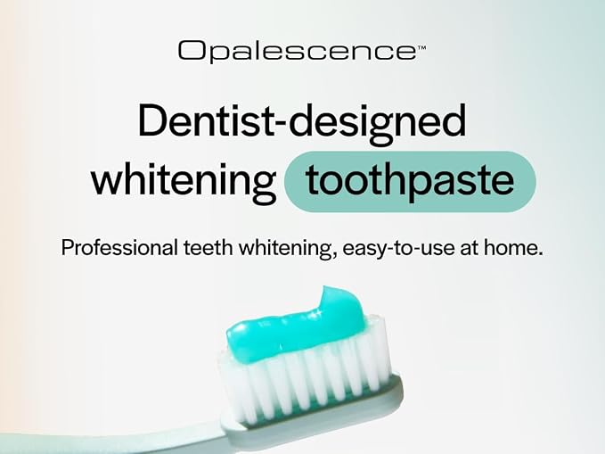 Opalescence Whitening Toothpaste Original 4.7oz - Mint - 6 Pack - 5166-6 | Dentist-Developed Oral Care Whitening Fluoride Toothpaste for Daily Use, Surface Stain Removal & Helps Strengthen Enamel