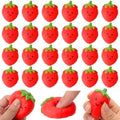Thenshop 24 Pcs Cute Strawberry Ball Nxiety Relief Fidget Decor