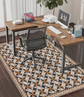 chakme Office Chair Mat for Hardwood Floor, 60"x45" Easy Glide Computer Desk Mat Protector for Rolling Chair Under Desk Rug Nonslip Backing, Machine Wash, (Plaid)