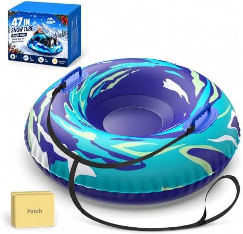 Inflatable Snow Tube Heavy Duty Thickened PVC Winter Sled