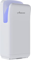 Commercial Hand Dryer, Vertical High-Speed Electric Hand Dryer for Bathrooms, Automatic Touchless Hands-in Hand Dryer for Large Public Restrooms, Offices, Hotels, Schools, White