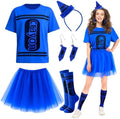 7 Pcs Crayon Costume Set for Adults Women