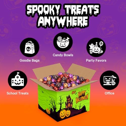 Halloween Chocolate Mix 5 lb Bag, Assorted Foil Wrapped Milk Chocolate