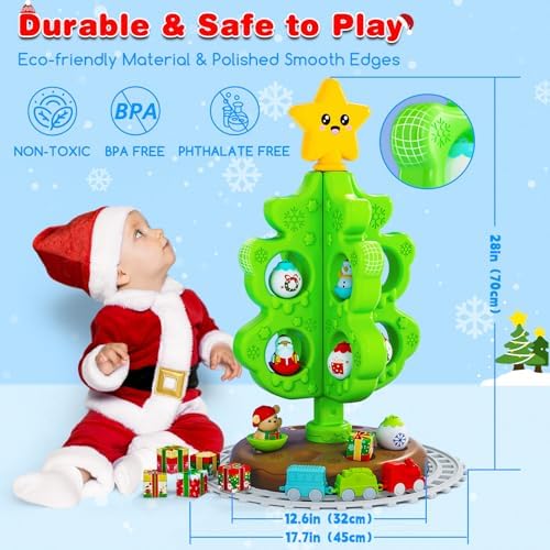 My First Christmas Tree Birthday Xmas Gifts for Little Kids