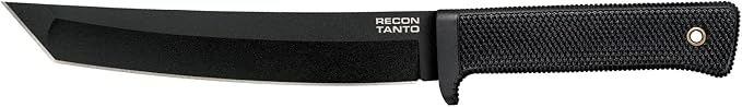 COLD STEEL Recon Tanto 7" SK-5 Razor-Sharp Blade 4.75" Kray-Ex Handle Military Tactical Fixed Blade Knife w/Secure-Ex Sheath