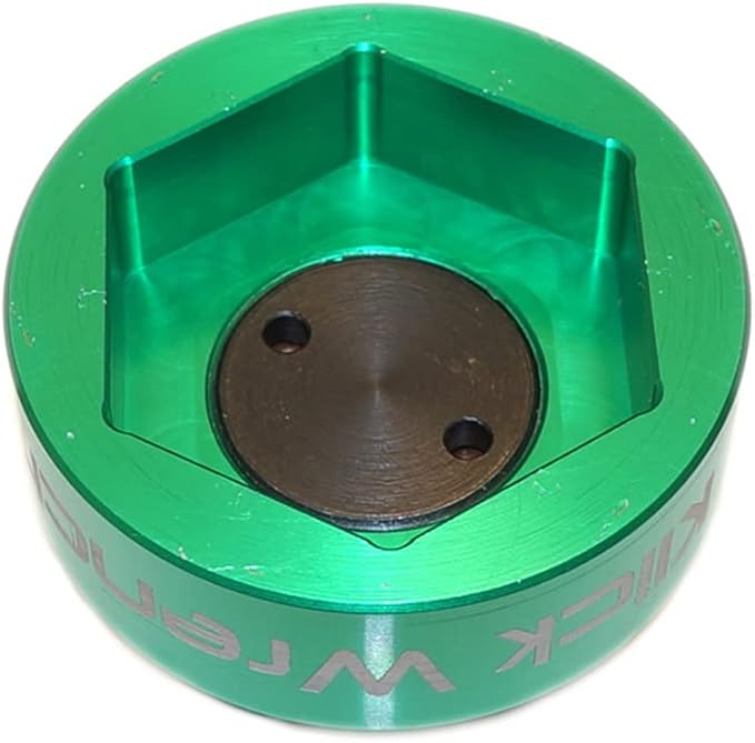 2 Stage 36mm Torque Limiting Oil Filter Wrench, Green, 6061-T6 Aluminum