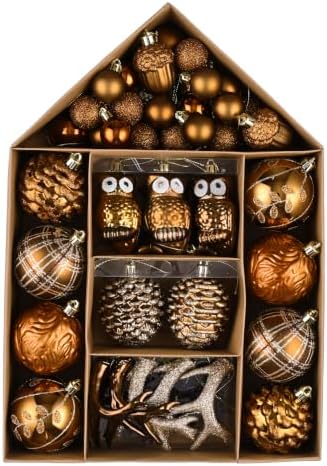 Valery Madelyn 40ct Christmas Tree Decorations Ball Ornaments Set