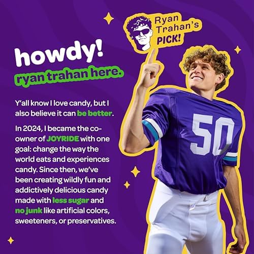 JOYRIDE Super Novas Party Pack - Healthy Candy, 3-Pack Variety