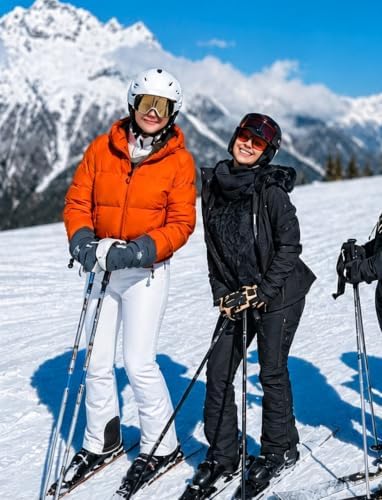 GSOU SNOW Womens Slim Ski Pants Waterproof Snow Pants Insulated