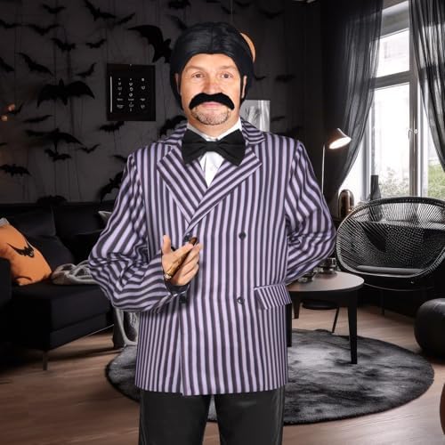 Xtinmee 8 Pcs Couples Halloween Cosplay Costume Gothic for Men Women