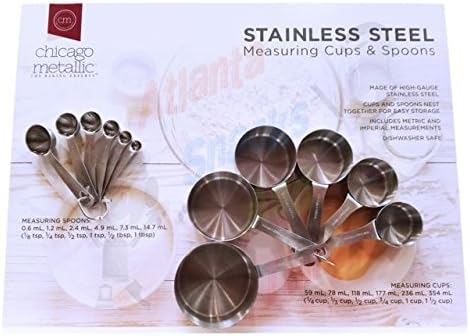Stainless Steel Measuring Cups & Spoons