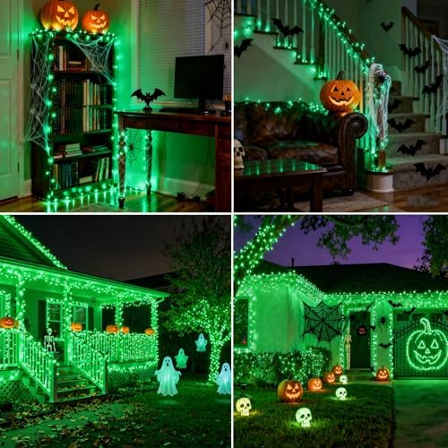 500 LED Green Christmas Lights Christmas Tree Lights Outdoor