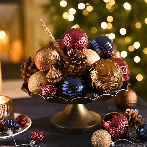 Valery Madelyn 100ct Christmas Tree Decorations Variety Ball Ornaments Set