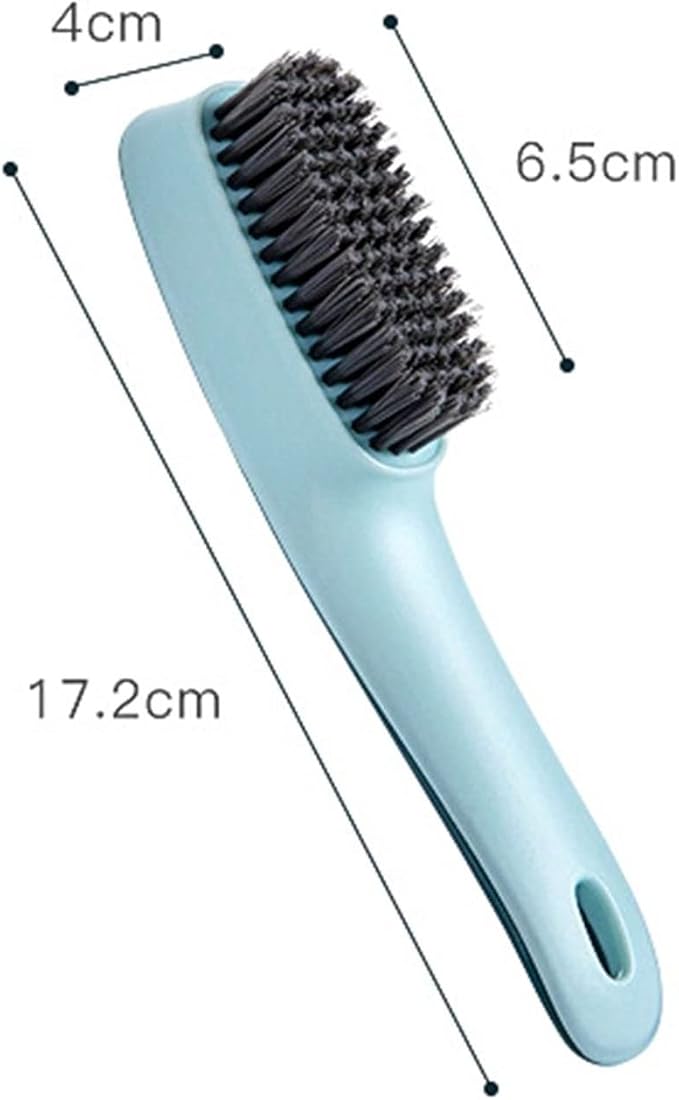 Cute Portable Comfortable Clothes Laundry Grip Cleaner Shoes Scrubbing Brush Scrubber Cleaning Tool (Color : Blue)