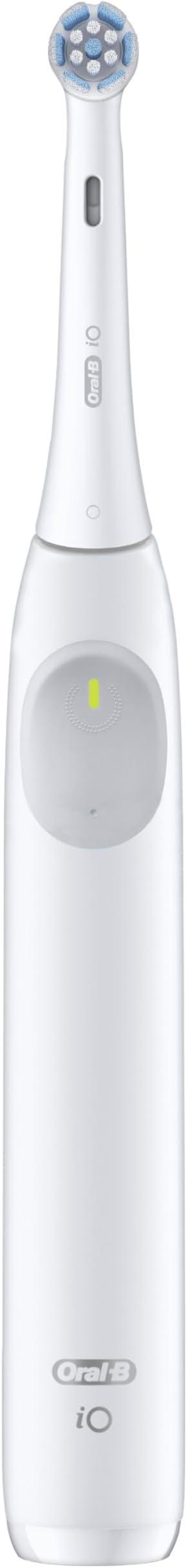 Oral-B Rechargeable Electric Toothbrush, iO2 Starter Kit, 3 Cleaning Modes, Automatic Pressure Sensor to Protect Gums, 2 Brush Heads, Pure White (Pack of 3)