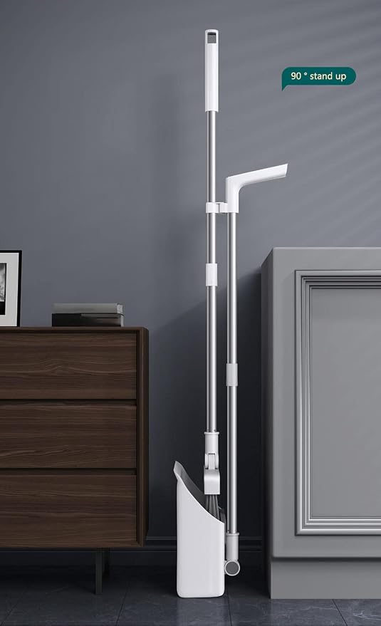 Broom and Dustpan Set,Kitchen Broom,Broom and Dustpan Set Heavy Duty,Cheap Broom,Folding Broom,Broom Set-Applicable to Bedroom, Living Room, Office, Study, Classroom, Bathroom, Dining Room。