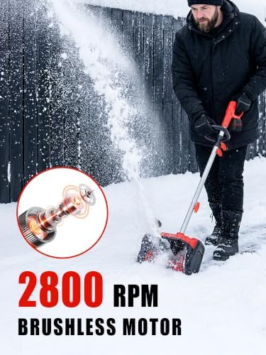 13" Cordless Snow Shovel Compatible with Milwaukee M18 Battery (Bare Tool)