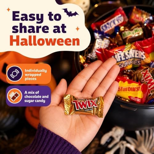 Chocolate and Candy Variety Pack - 5 LB Assorted Chocolates and Candies Bulk - Big Candy Bag Mix - Bulk Individually Wrapped Variety CandyBag - July 4th - Cold Pack Included
