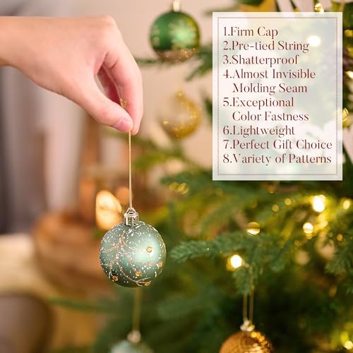 Valery Madelyn 30ct Christmas Tree Decorations Ball Ornaments 2 Inches
