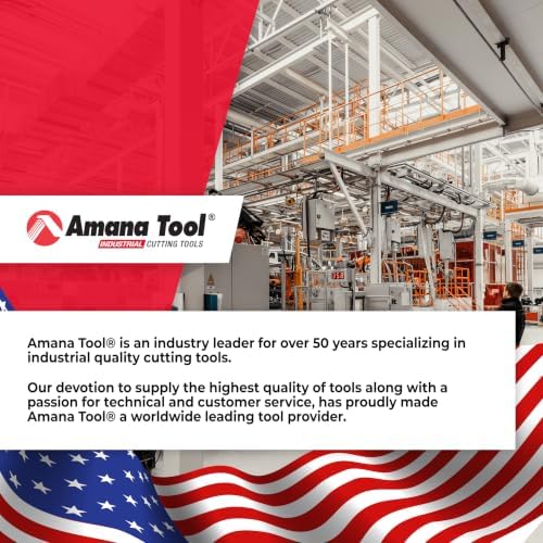Amana Tool - 45367 Carbide Tipped Flush Trim Plunge Template 1-1/4 Dia x 1-1/2" x 1/2