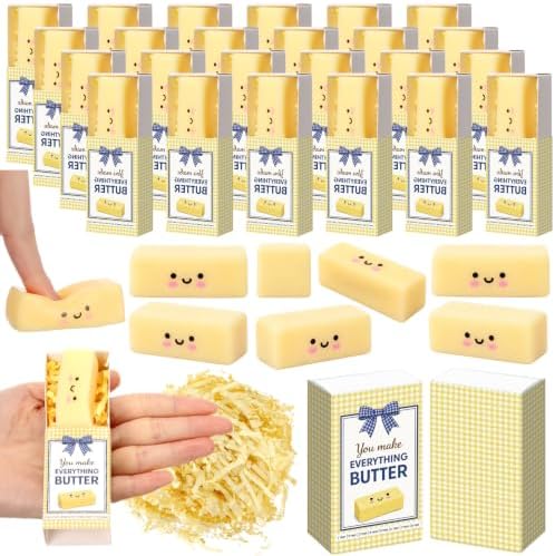 30 Sets Funny Appreciation Gifts Butter Party Favors with Boxes